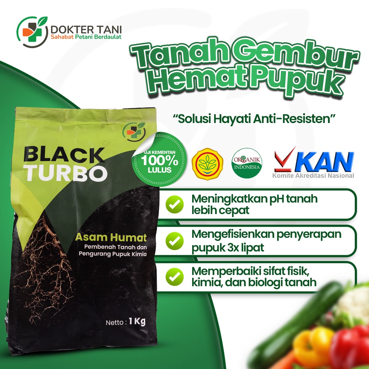 Black Turbo Dokter Tani (Asam Humat)